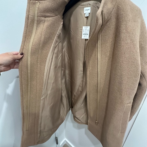 J. Crew Cocoon Coat - Camel, Size 16 - Picture 4 of 7